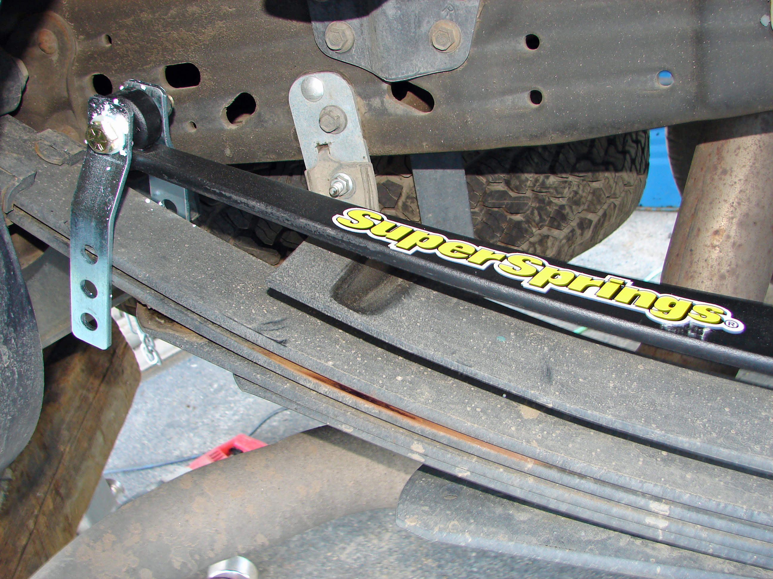 "Overload and stabilizing leaf springs are SuperSprings, better than