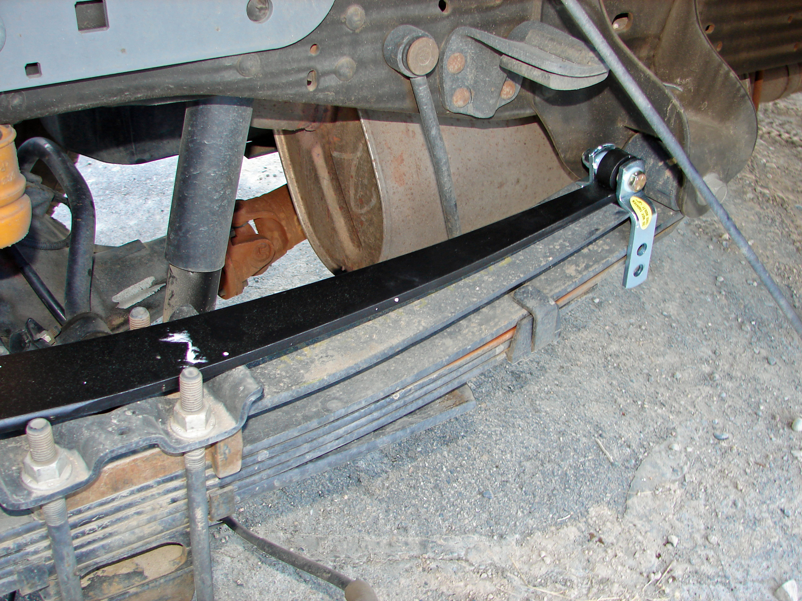 "Overload and stabilizing leaf springs are SuperSprings, better than
